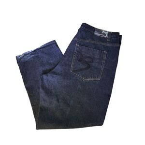 Brooklyn Xpress Mens Wide Leg Baggy Y2K Streetwear Hip Hop Jeans Size 43 x‎ 32